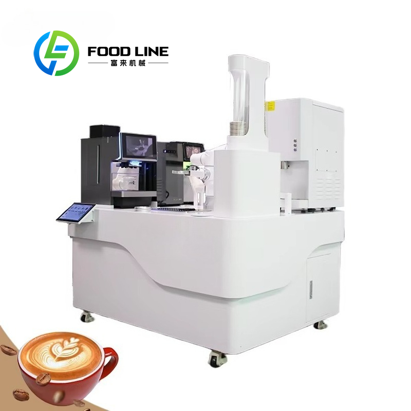 Coffee Equipment Service - Индивидуальный коммерческий роботизированный кофейный бар: 6-осевой